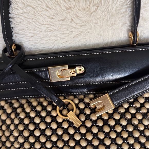 TORY BURCH LEE RADZIWILL BEADED TOP HANDLE SMALL BAG LIMITED EDITION •••Read••• - Picture 7 of 16